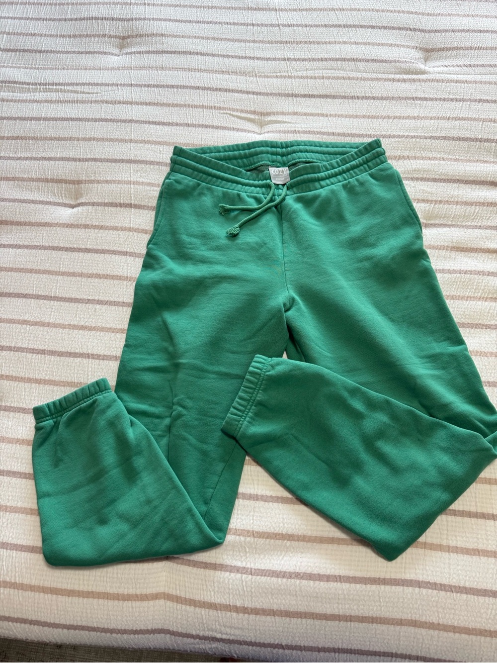 TNA Cozy Fleece Perfect Sweatpants - Nature Green